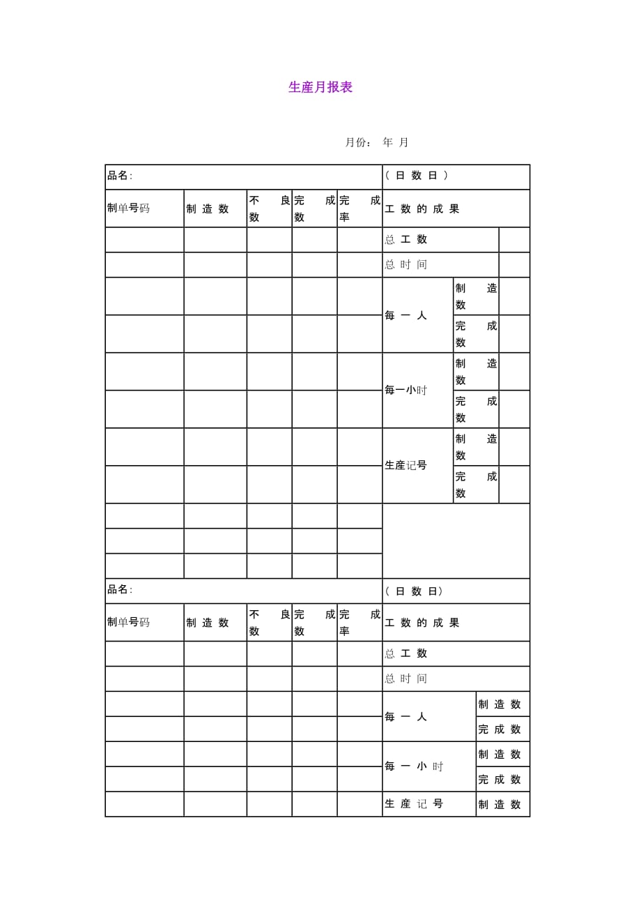 《精编》生产表44_第1页