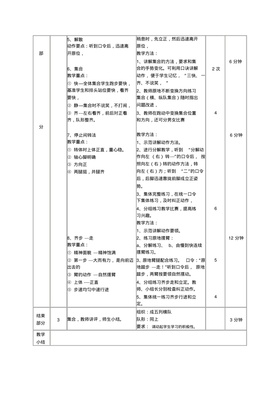 2020年队列队形教学教案_第2页