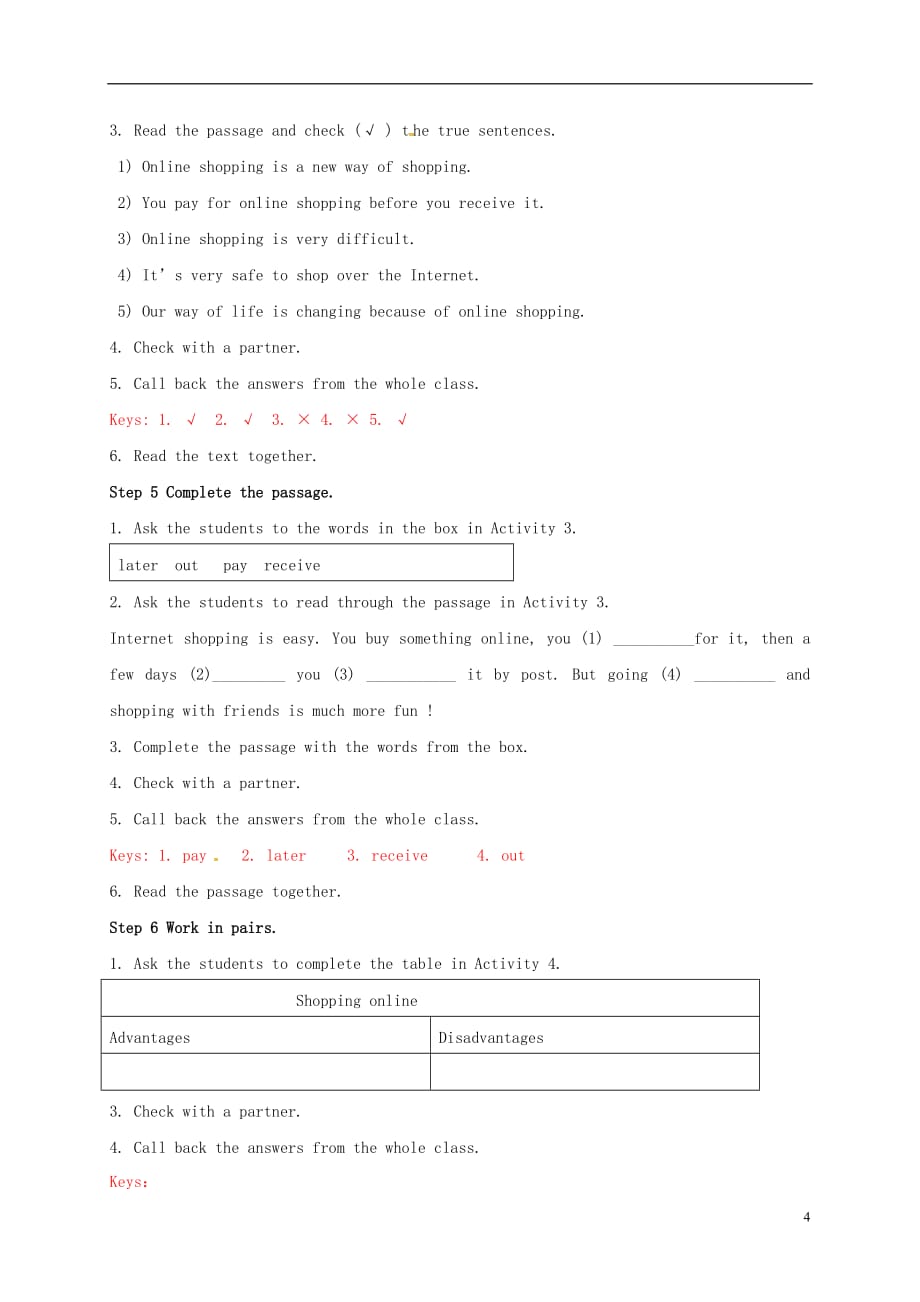 七级英语下册Module5Unit2YoucanbuyeverythingontheInternet教案（新）外研_第4页