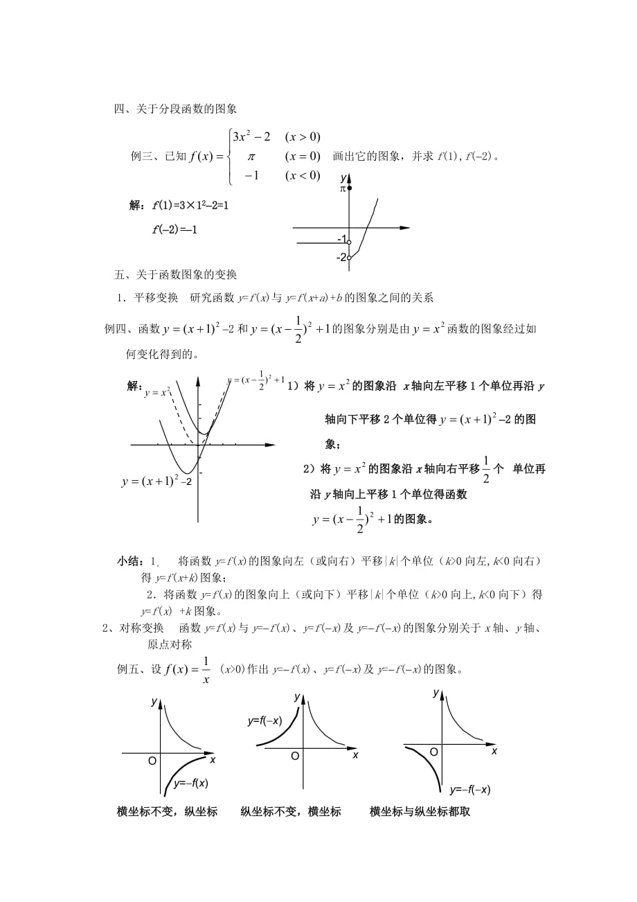 江苏省白蒲中学2020高一数学 函数教案6 苏教版（通用）_第2页