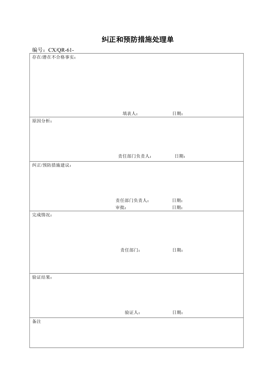 《精编》品质管理表格大全138_第1页