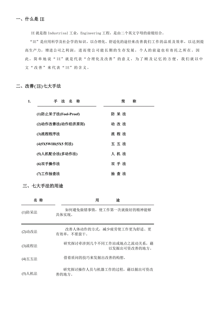 《精编》IE七大手法在企業中的應用_第2页