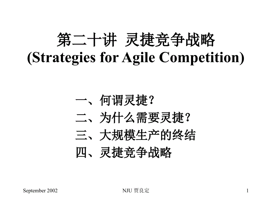 《精编》企业战略管理培训教程19_第1页