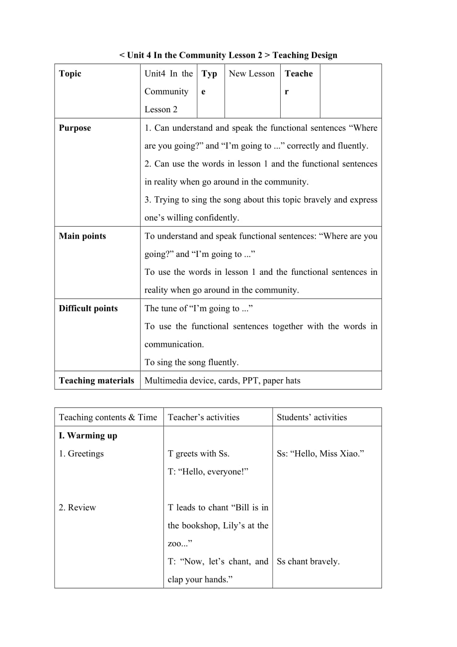 人教新起点二年级英语上册《Unit4_Lesson2_名师教案【辽宁沈阳】》_第1页