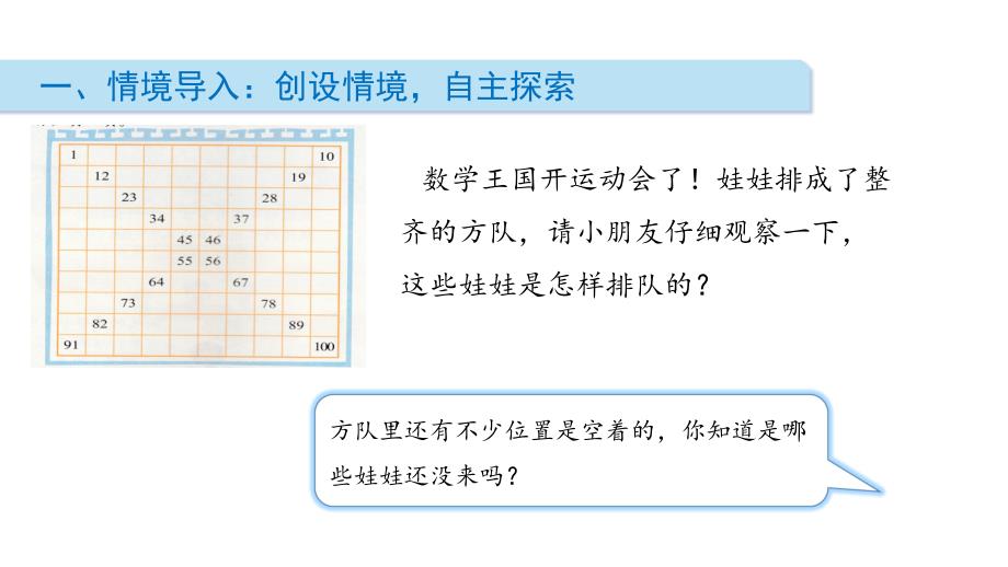 新北师大版数学一年级下册《做个百数表》ppt课件3 (4)_第2页