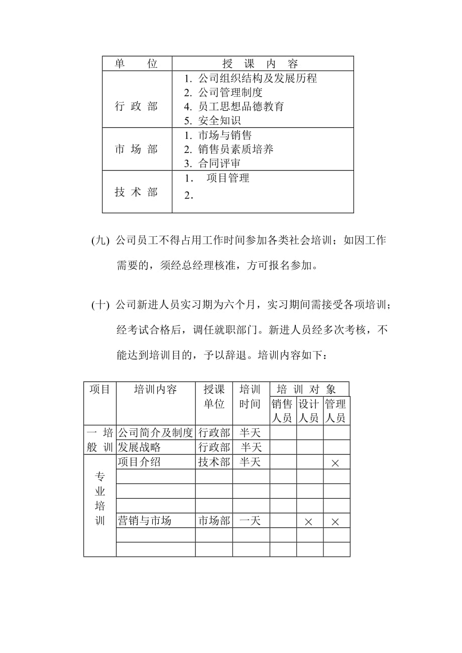 《精编》企业培训管理制度57_第4页