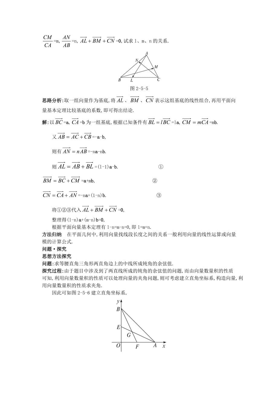 高中数学 2.5 向量的应用教材梳理素材 苏教版必修4（通用）_第3页