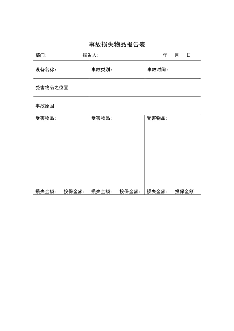 《精编》行政管理表格汇总66_第1页