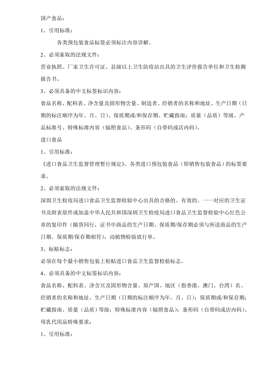 《精编》某百货股份有限公司商品质量验收标准_第2页