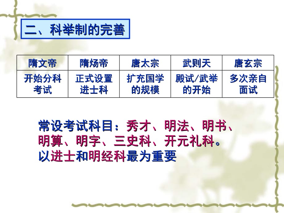 历史：第4课《科举制的创立》课件(人教版七年级下)_第5页