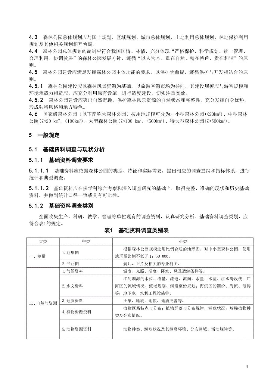 国家级森林公园总体规划规范范本_第4页