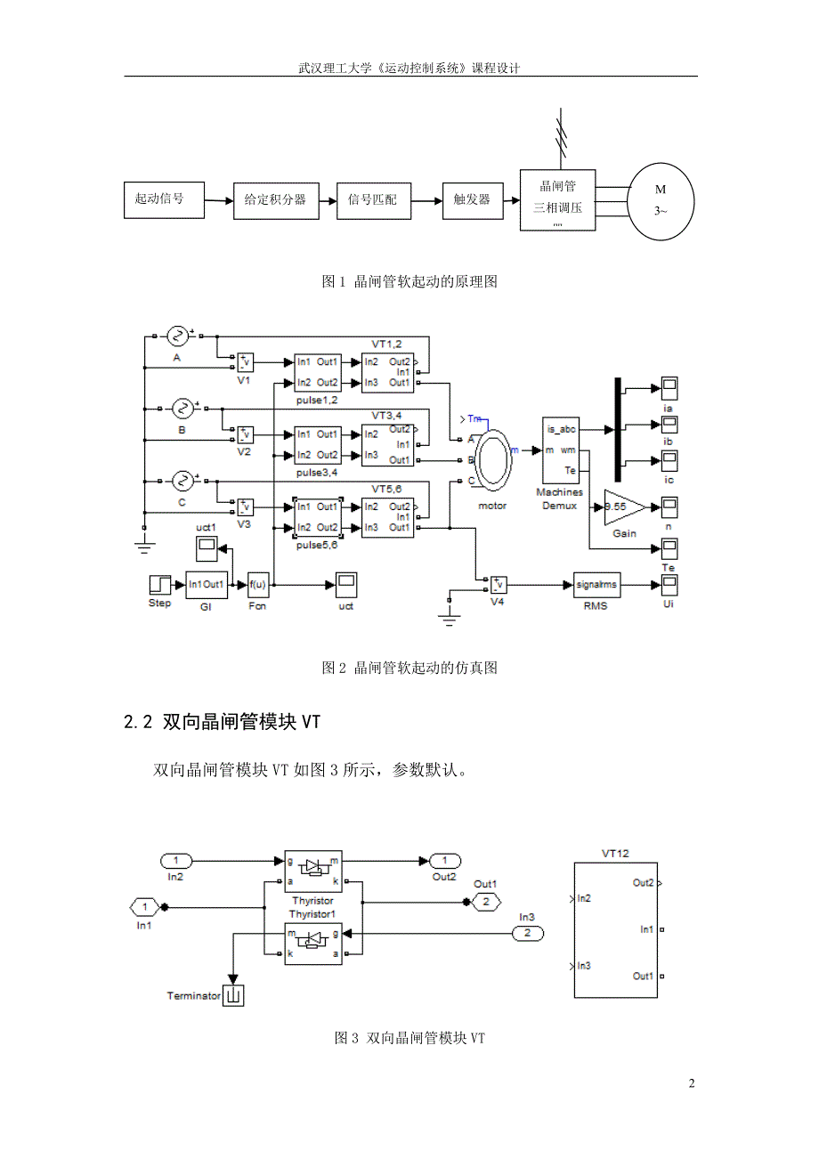 运动控制系统课程设计交流电动机减压软起动系统仿真_第2页