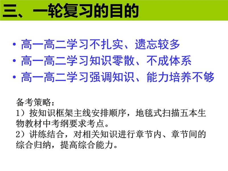 高三生物一轮复习策略资料教程_第5页