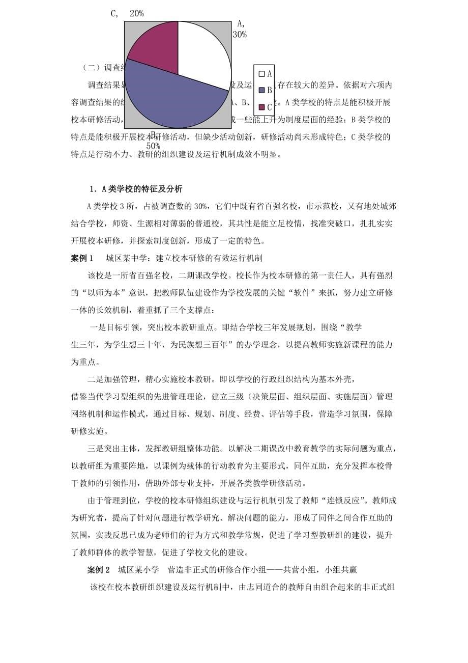 (组织设计）城区中小学校本教研的组织建设及运行机制的调查研究_第5页