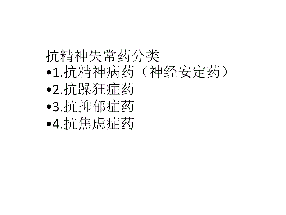 抗精神失常药物知识课件_第4页