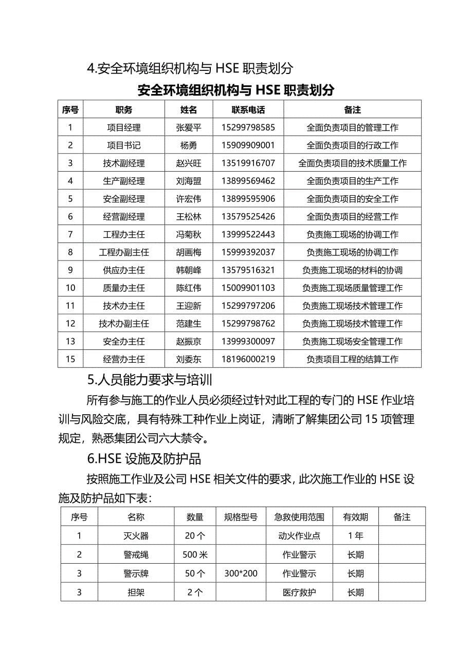 （商业计划书）年III套焦化HSE作业计划书._第5页