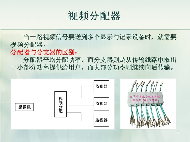 电视监控系统的控制与显示_第4页