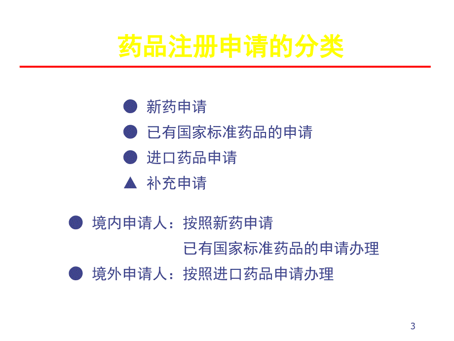 药品注册审批程序与申报要求知识分享_第3页