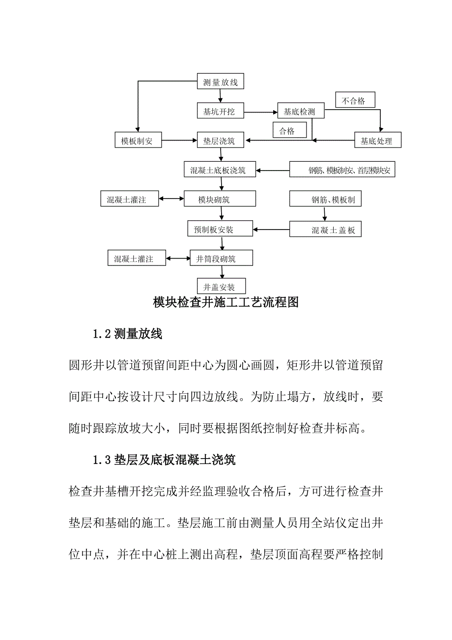 污水工程污水管道及预留管端检查井施工方案_第3页