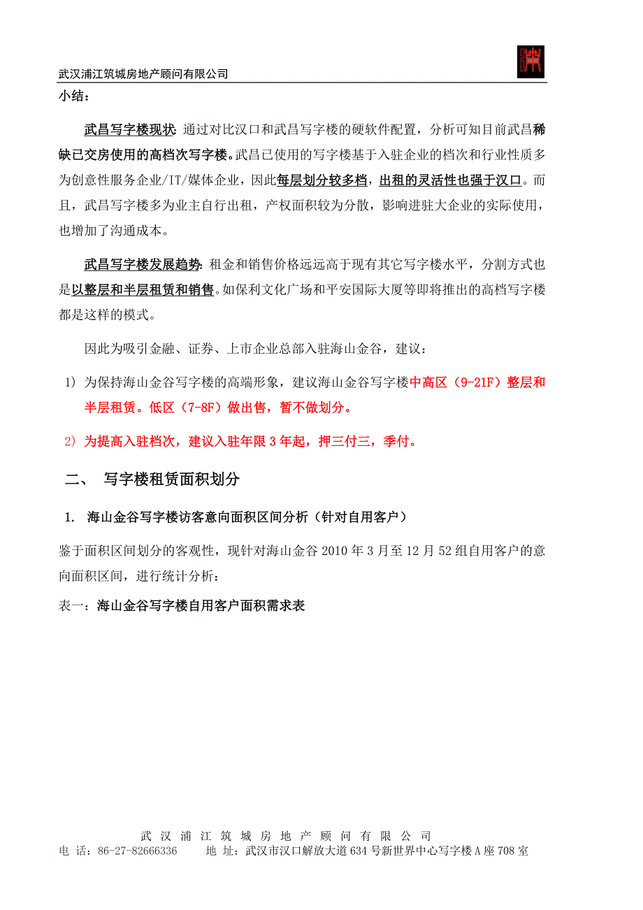 (招商策划）海山金谷写字楼招商方案_第4页