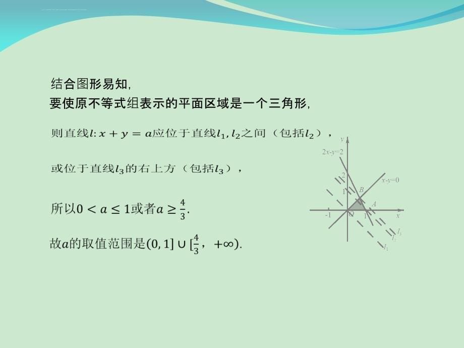 2016版新课标高考数学题型全归纳文科PPT.第七章 不等式第3~4节_第5页