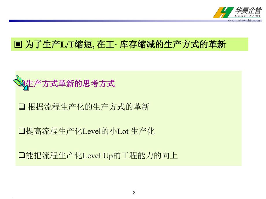 LeadTime缩短库存缩减的生产方式的革新课件_第2页