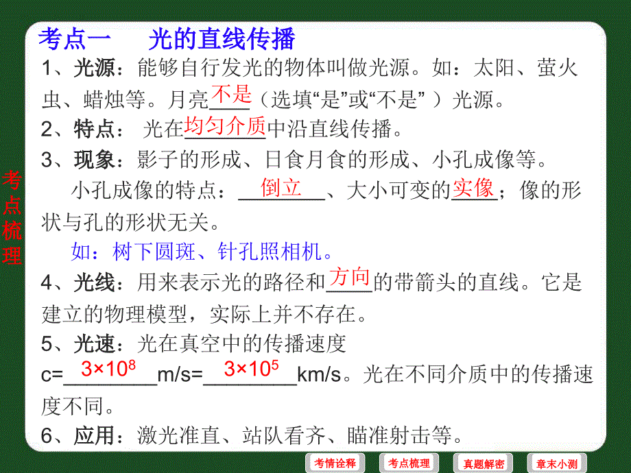 2015年中考物理复习配套课件：第4章 光现象_第3页