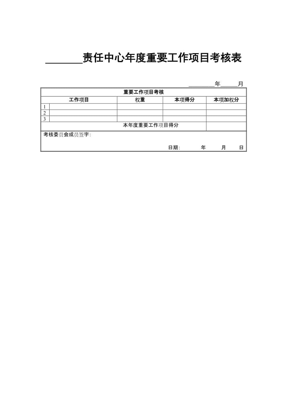 《精编》宁波贝发责任中心年度考核用表及说明_第5页