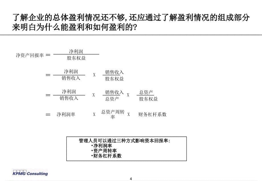 《精编》毕马威—财务分析培训资料_第5页