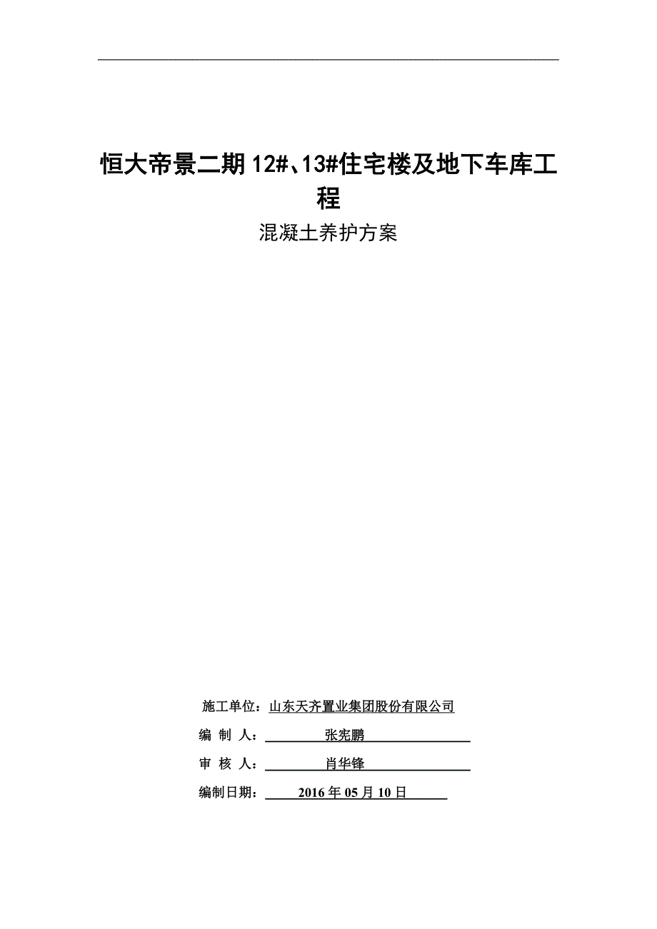 混凝土养护的解决方案 (2).doc_第1页