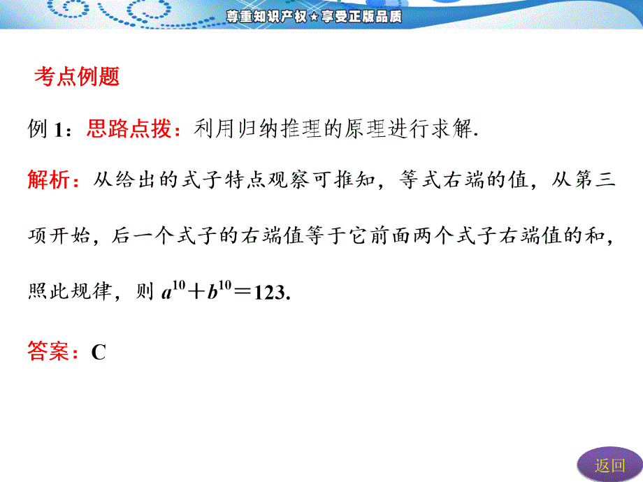 2013年高考数学(理)二轮复习 专题六 详解答案 阶段一 专题六 第四节 推理与证明、算法初步、复数 湖南_第4页