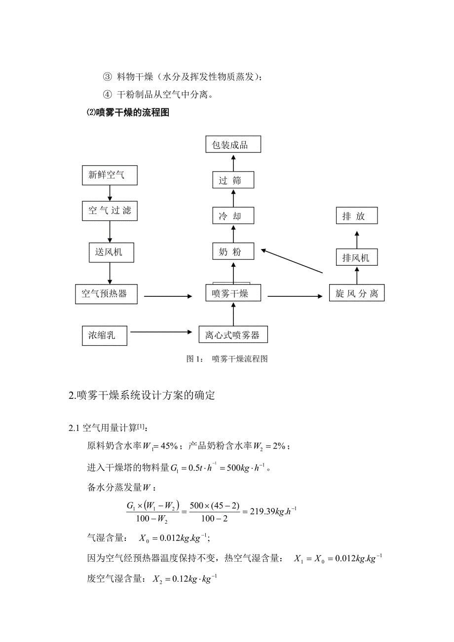 《化工原理课程设计》__喷雾干燥设计说明_第5页