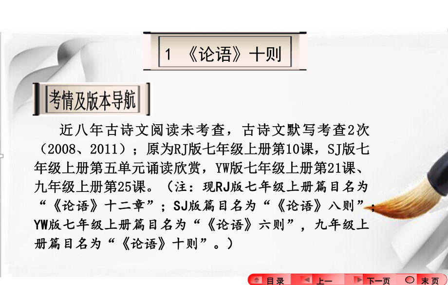 2016中考语文复习(河南)语文知识梳理课件：古诗文部分―文言文篇目_第3页