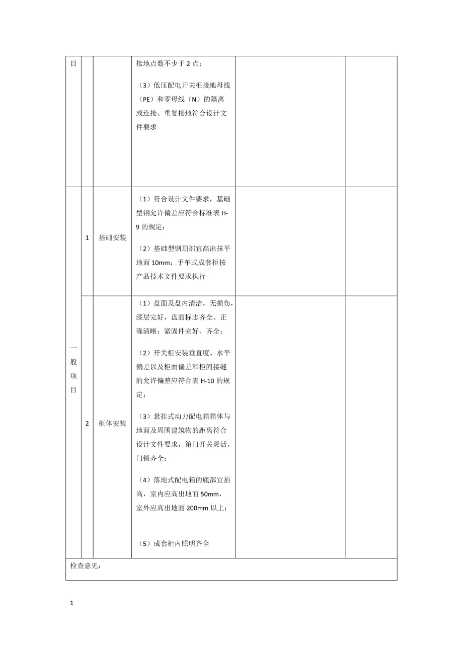 低压配电柜单元工程质量评定知识课件_第4页