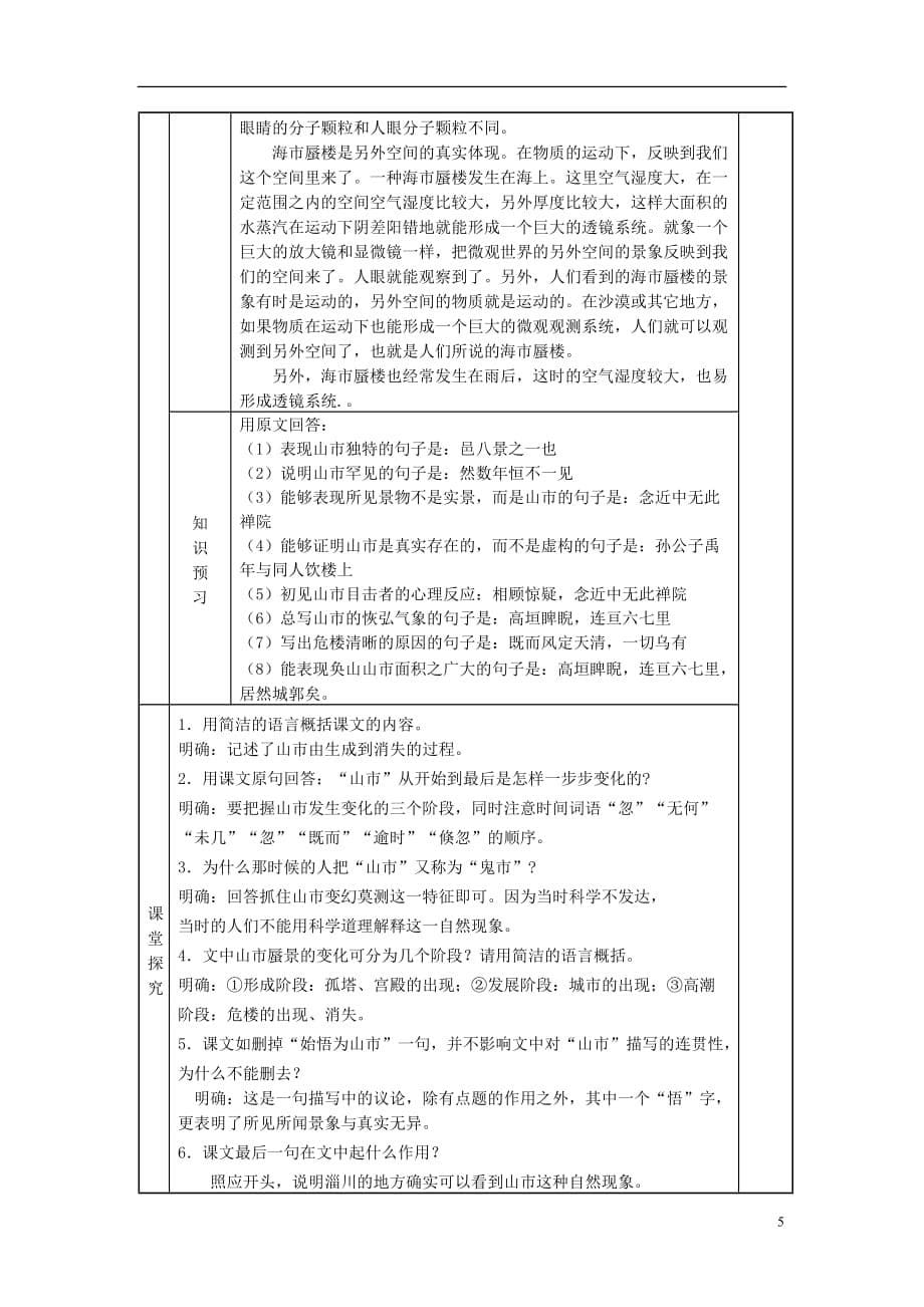 八年级语文下册第三单元诵读欣赏山市（蒲松龄）》导学案苏教版_第5页