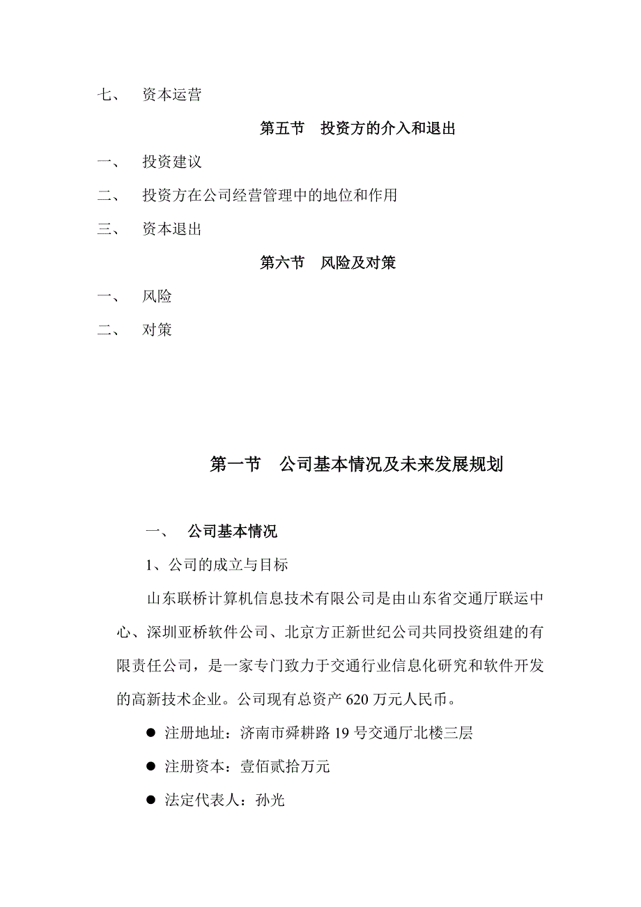 202X年商业计划书模版集锦10_第4页