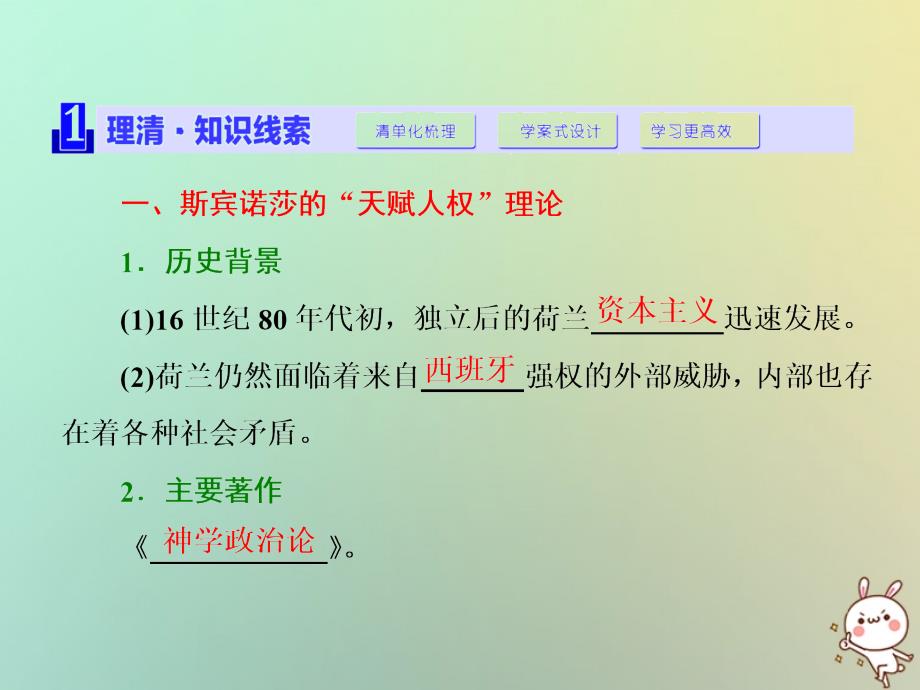 2017-2018学年高中历史 专题1 民主与专制的思想渊源 二 近代民主理论的形成课件 人民版选修2_第2页