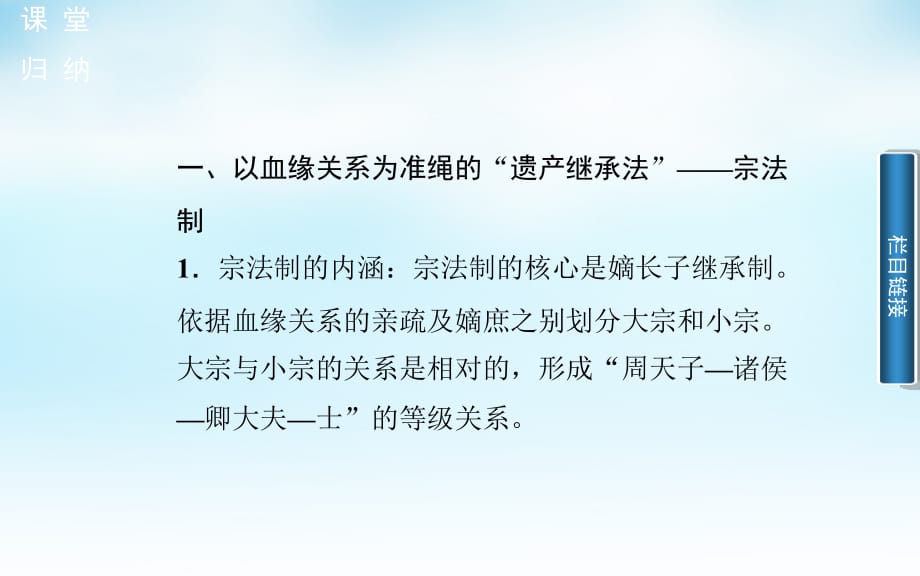 2015-2016高中历史 专题一 1中国早期政治制度的特点课件 人民版必修1_第3页