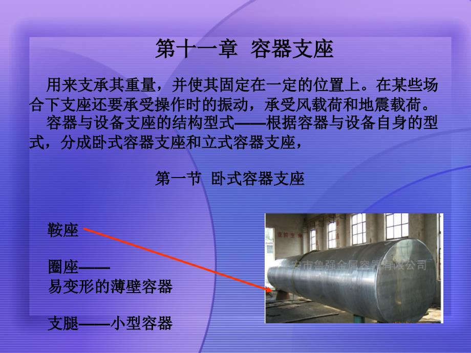 化工机械设备基础 第十一章 容器支座[宣贯]_第1页