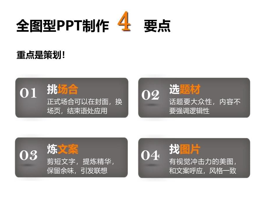 2012说服力分享5之5-全图型PPT制作之道_第5页