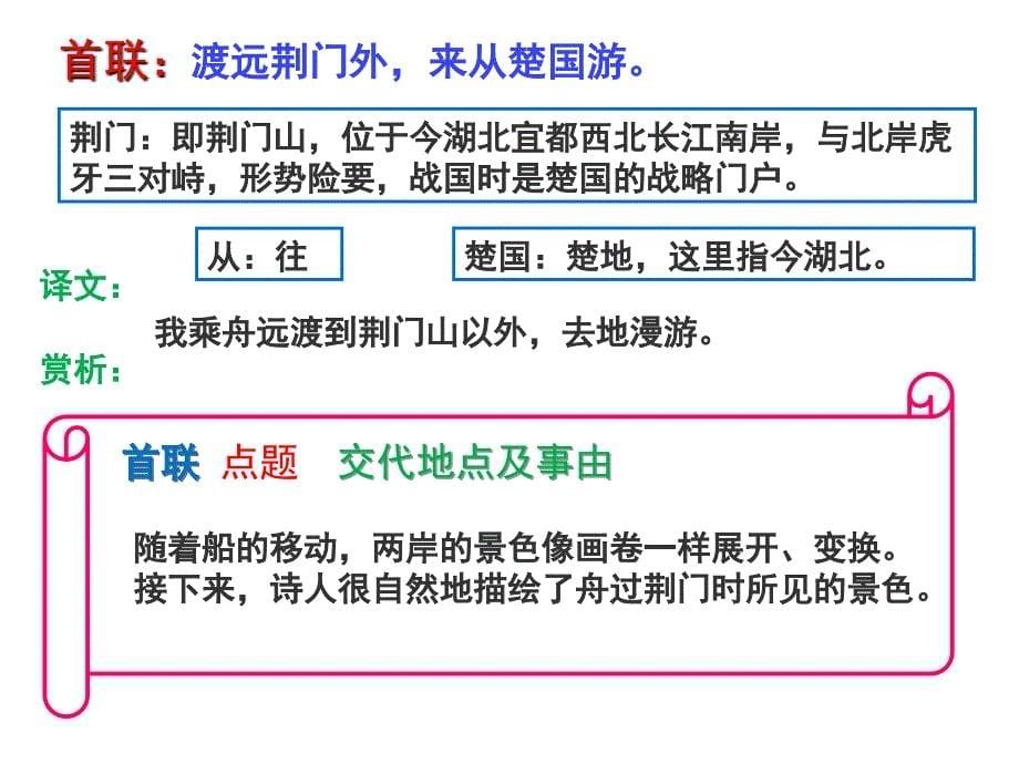 12.4李白《渡荆门送别》课件说课材料_第5页