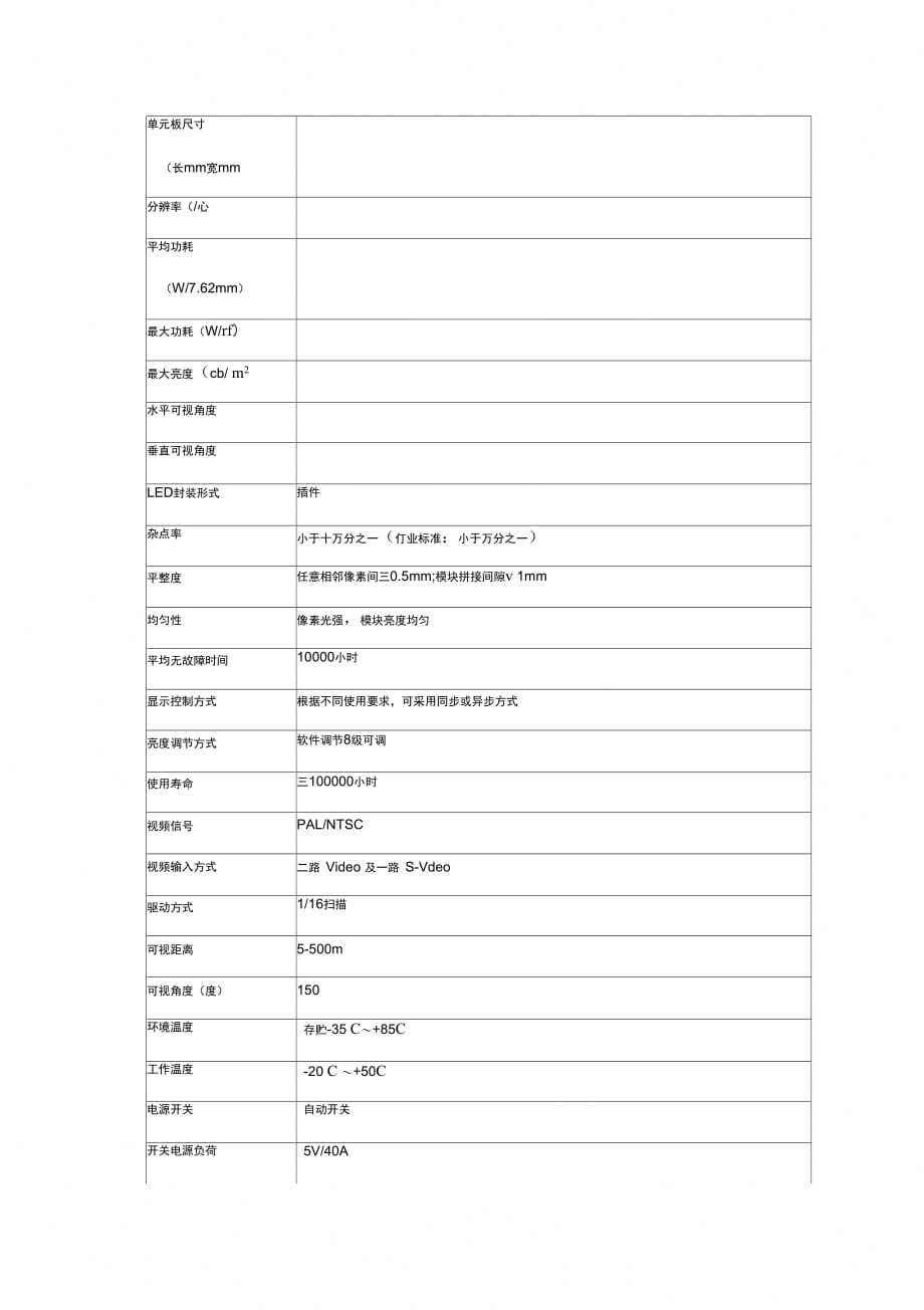 LED电子显示屏制作安装合同协议书范本_第3页