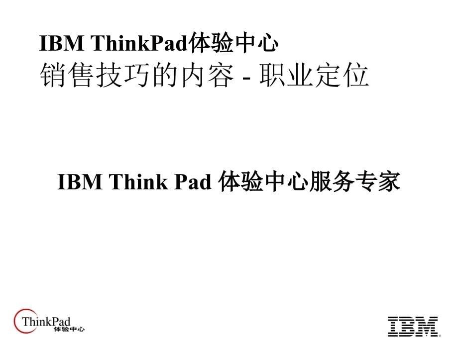 IBMThinkPad体验中心销售技巧_第5页