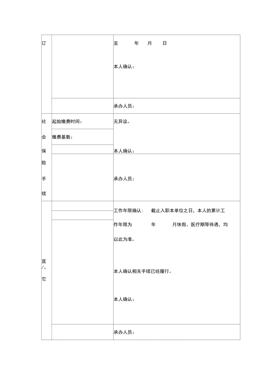 202X年入职流程表_第4页