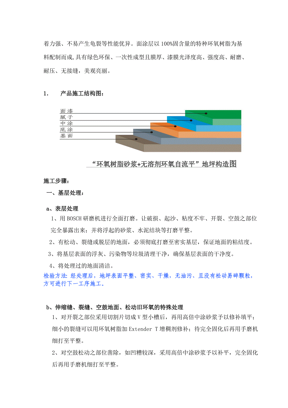 环氧树脂自流平地坪工程施工组织设计方案_第4页