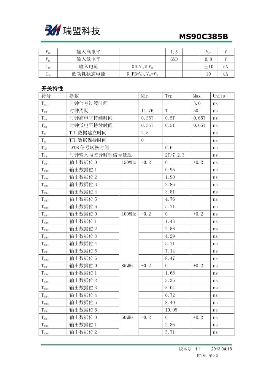 MS90C385B-V1.1_第5页