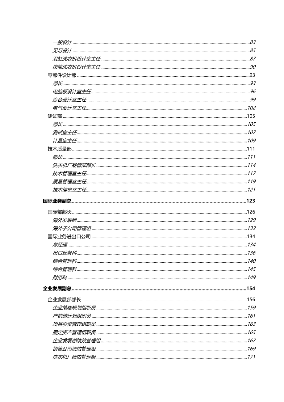 2020（岗位职责）2020年小天鹅集团部门职位说明书_第2页