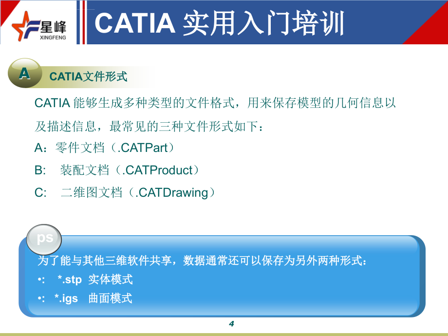 CATIA入门培训教材_第4页