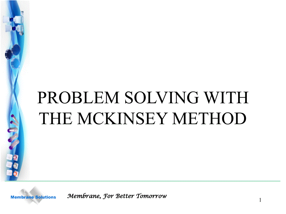 McKinsey_problemsolving麦肯锡解决问题的方法PPT幻灯片课件_第1页