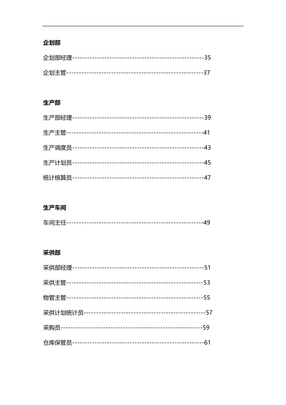 2020（岗位职责）2020年某起重机厂有限公司岗位职责说明书_第4页